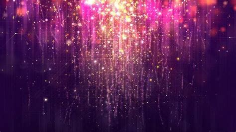 Purple Gold Glossy Rain Background With Glitter Particles By Ssn13