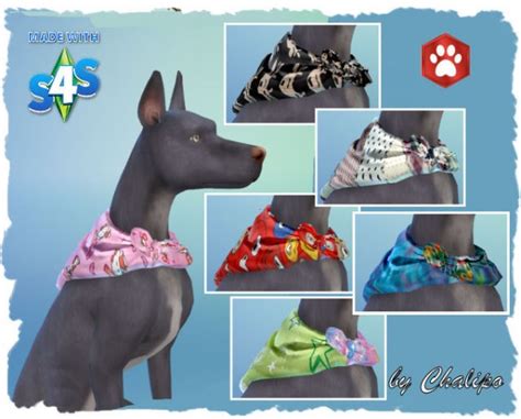 All4sims Dog Collar By Chalipo Sims 4 Downloads