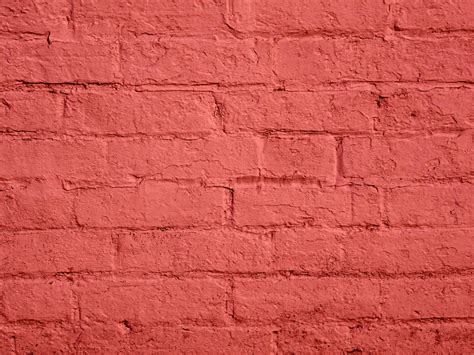 Red Painted Brick Wall Free Stock Photo Public Domain Pictures