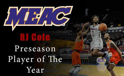 Rj Cole Named Meac Preseason Player Of The Year Leads Pre Season All