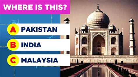 Can You Guess The Countries Landmark Guessing Quiz Youtube