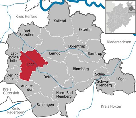 Es genügt, wenn eine der. Lage, North Rhine-Westphalia - Wikipedia
