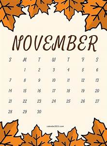 November 2021 Wall Calendar Printable Template Free Download Free