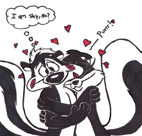 Pepe le pew is an anthropomorphic, french skunk in the looney tunes continuity who is always on the lookout for romance; ah my most favorite couple! Pepe le pew and Penelope pussycat! so cute! so very cute! & enjoy ...