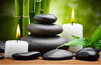 Spa Bamboo Stones Candles Abstract Massage Wallpapers