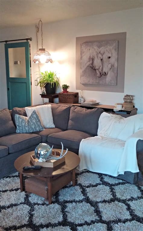 Cozy Minimalist Living Room Reveal Little Vintage Cottage