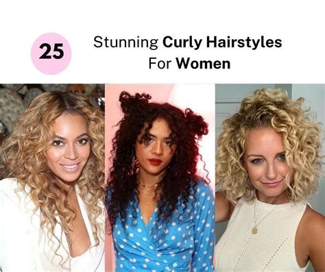 25 Trendy Curly Hairstyles And Haircuts For Women 2023 Fabbon