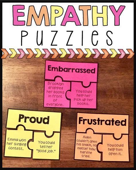 24 Empathy Puzzles To Help Students Understand What Causes