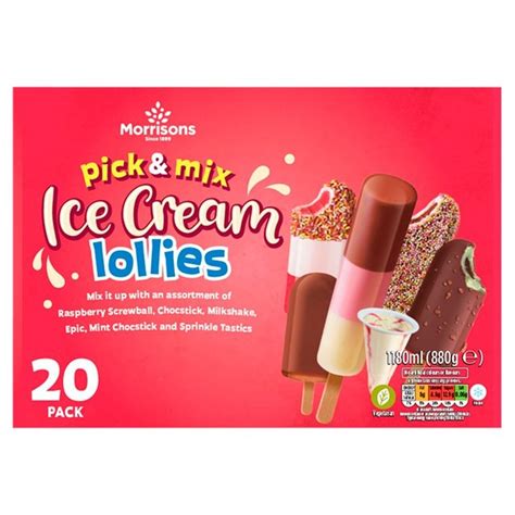 Morrisons Morrisons Pick And Mix Ice Cream Lolly 20 Pack Product