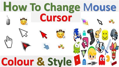 🔴how To Change Mouse Cursor Color And Style How To Change Mouse