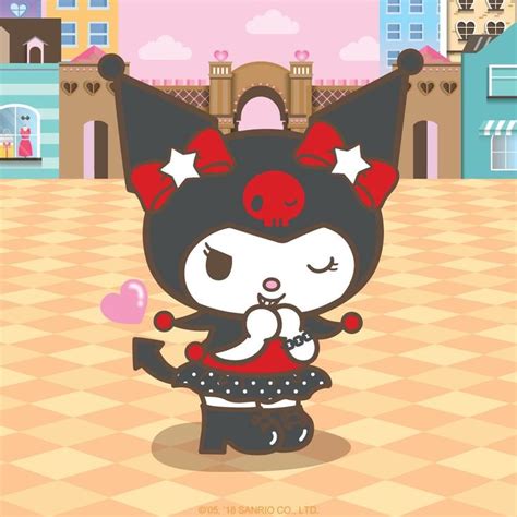 Kuromi Hello Kitty Kitty Im Falling In Love