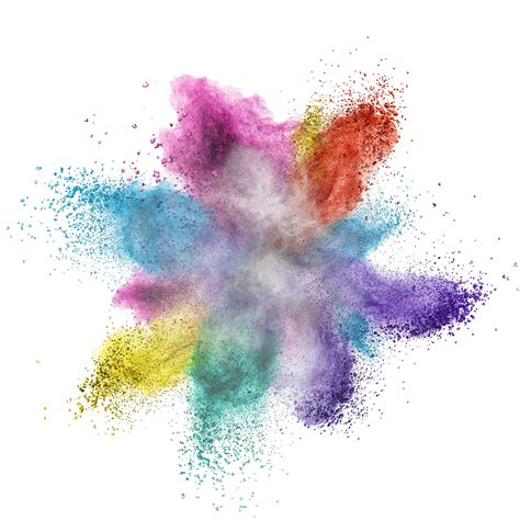 Download Colorful Powder Explosion Png Image For Free