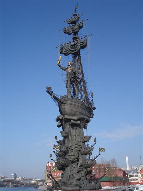 Peter The Great Monument 2 Moscow Russia Rough Guide G Flickr