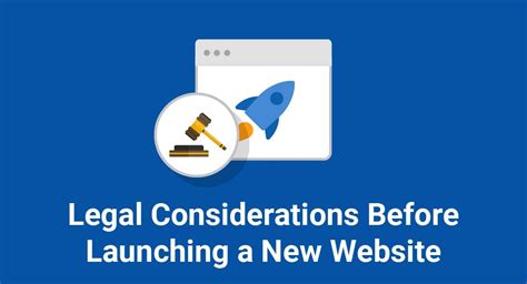 Legal Considerations Before Launching A New Website Termsfeed