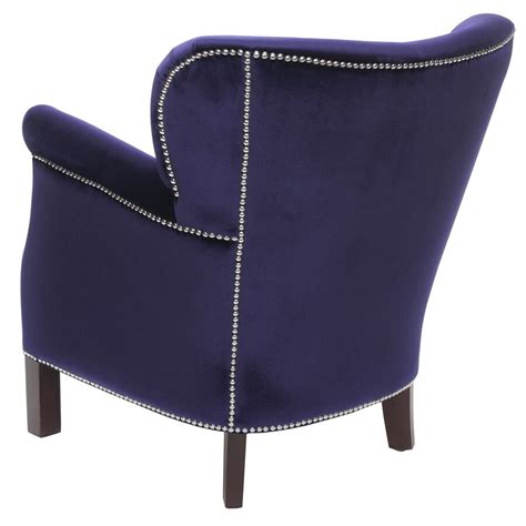 Shop Safavieh Jenny Casual Royal Blue Accent Chair At