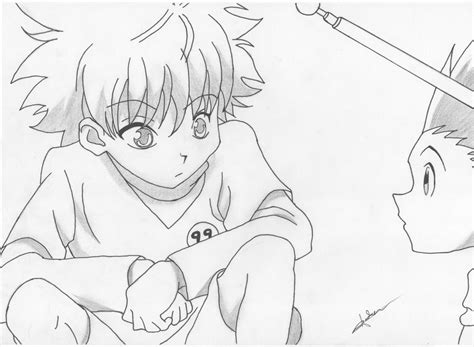 Killua Coloring Pages - Coloring Home