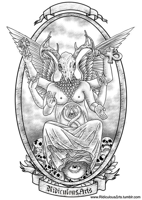 Baphomet By Ridiculousarts On Deviantart