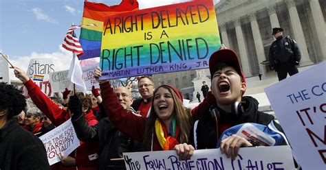 States Defend Gay Marriage Bans As Democratic Actions