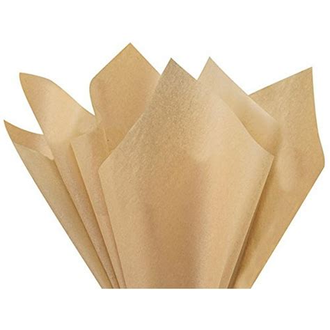 Dessert Tan Tissue Paper Squares Bulk 100 Sheets Premium T Wrap