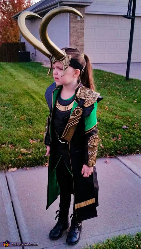 Lady Loki Girls Costume