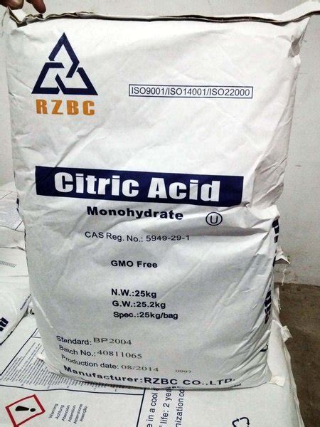 Jual Citric Acid Monohydrate Asam Sitrat Asam Sitrun Citrun