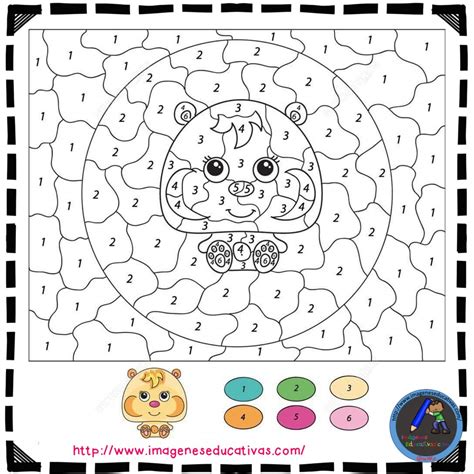 Colorear por números (2) – Imagenes Educativas