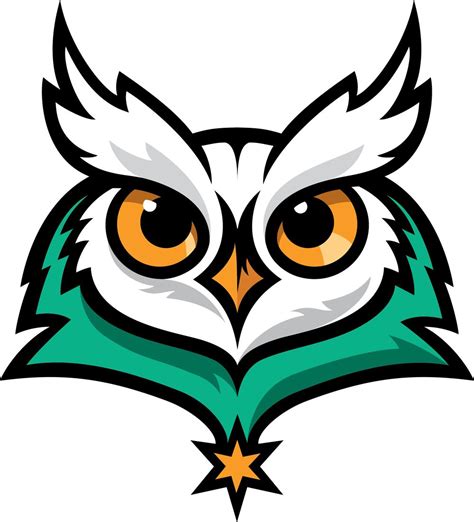 Owl Mascot Logo By Tremaine Crist Ilustrasi Burung Hantu Seni