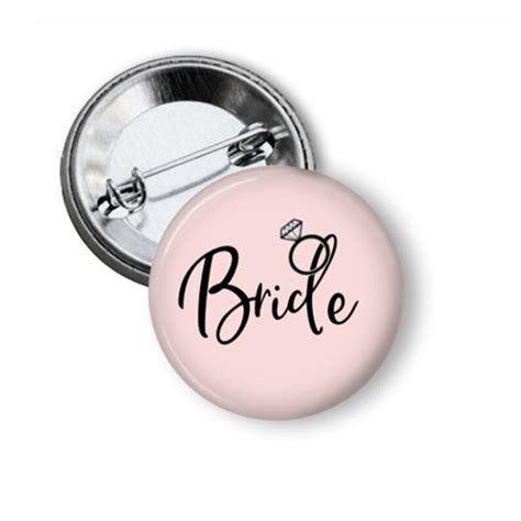 Personalised Bride Tribe Hens Party Button Badges Etsy