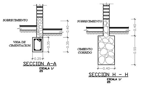 Foundation Detail Drawing Presented In This File Download The Autocad