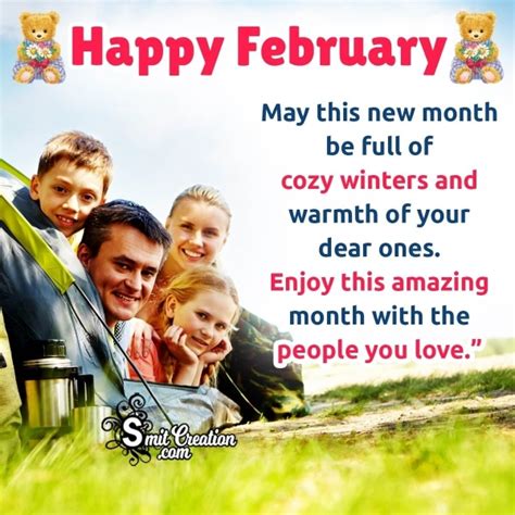 Happy February Message Photo