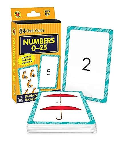 Carson Dellosa Number Flash Cards For Toddlers 2 4 Years Numbers Flash