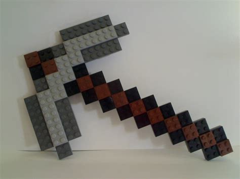 Lego Minecraft Pickaxe 10 Steps With Pictures Instructables