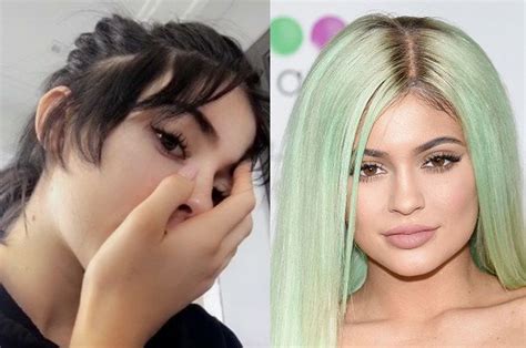 kylie jenner revealed her natural hair and she sure looks different natural hair styles kylie