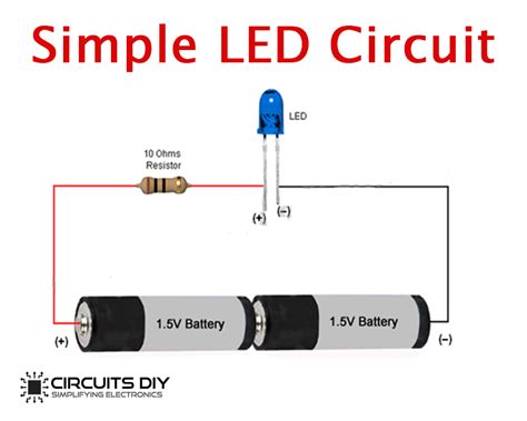 How To Make A Simple Led Circuit With Switch Wiring Diagram