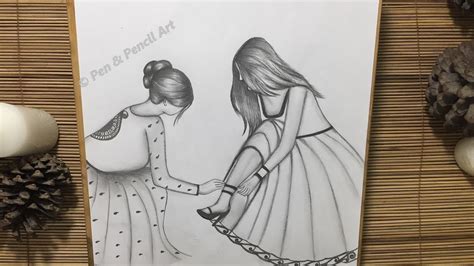 How To Friendship Day Drawing With Pencil Sketch Friendship Day Drawing Vlr Eng Br