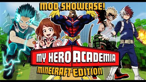 Minecraft My Hero Academia Mod Showcase Brand New Outfits Quirks