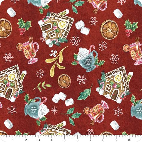 mistletoe magic by lily ford for blank quilting corporation fat quarter shop