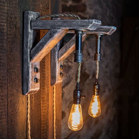 Rustic Farmhouse Wall Sconce Light Wall Light Sconce Etsy Hong Kong