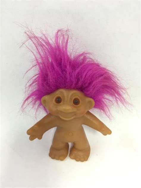 Vintage Original Troll Figurine Pink Hair 475 Doll 1986 Ebay