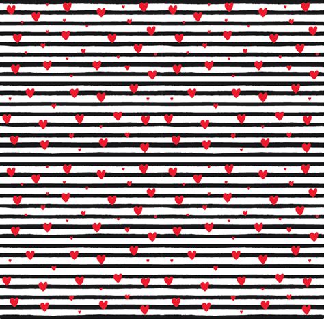 Download Black Stripes Red Hearts 12 X 12 St 55717480 303b 44d3 Symmetry Png Image With No