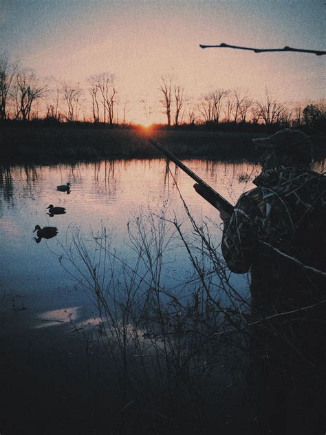 Duck Hunting At Sunset Goose Hunting Quail Hunting Waterfowl Hunting