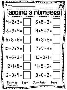 adding  numbers worksheets  activities galore  grade math