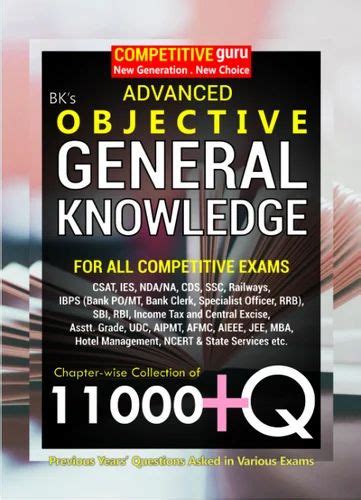 Advanced Objective General Knowledge 11000 Mcqs At Rs 395qty General