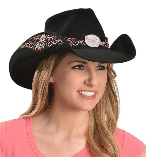 Bullhide Rockin To The Beat Wool Cowgirl Hat Black Cowgirl Hats