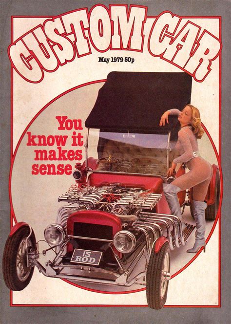 A Magazine Cover With An Image Of A Woman Standing In Front Of A Car That Says You Know It