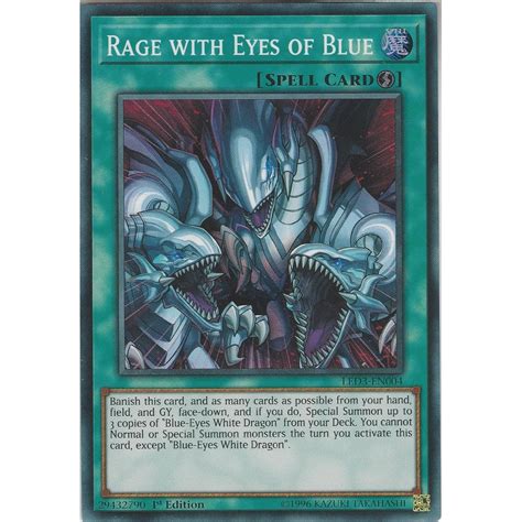 127 likes · 2 talking about this. Yu-Gi-Oh! Trading Card Game Yu-Gi-Oh Rage with Eyes of Blue - LED3-EN004 - Super Rare - 1st ...
