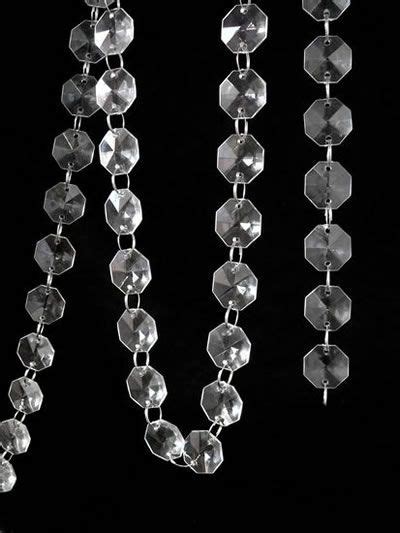 Decostar Clear 30ft Real Crystal Beaded Garland Customer Favorite
