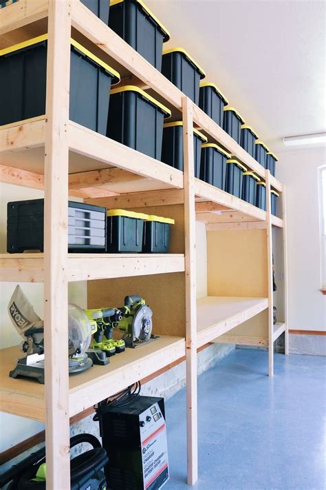 Maximizing Garage Space With Shelves Garage Ideas