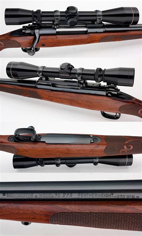 Winchester Model 70 Xtr Featherweight 270 Win Bolt Rifle W Leopold