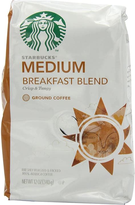 Starbucks Breakfast Blend Medium Ground Coffee 340g Bag Uk